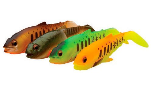 Приманка Savage Gear Craft cannibal paddletail 10,5см 12гр dark water mix 4шт