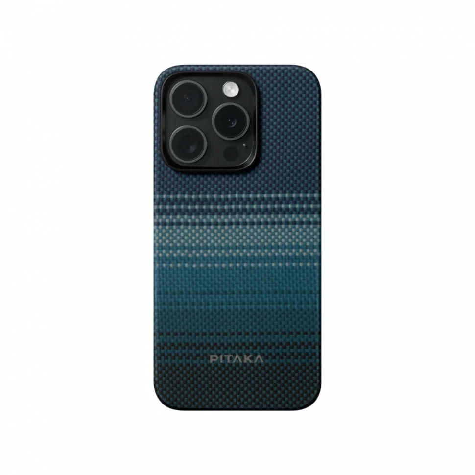 

Чехол PITAKA Fusion Weaving MagEZ Case 5 для Apple iPhone 15 Pro Moonrise, Fusion Weaving MagEZ Case 5