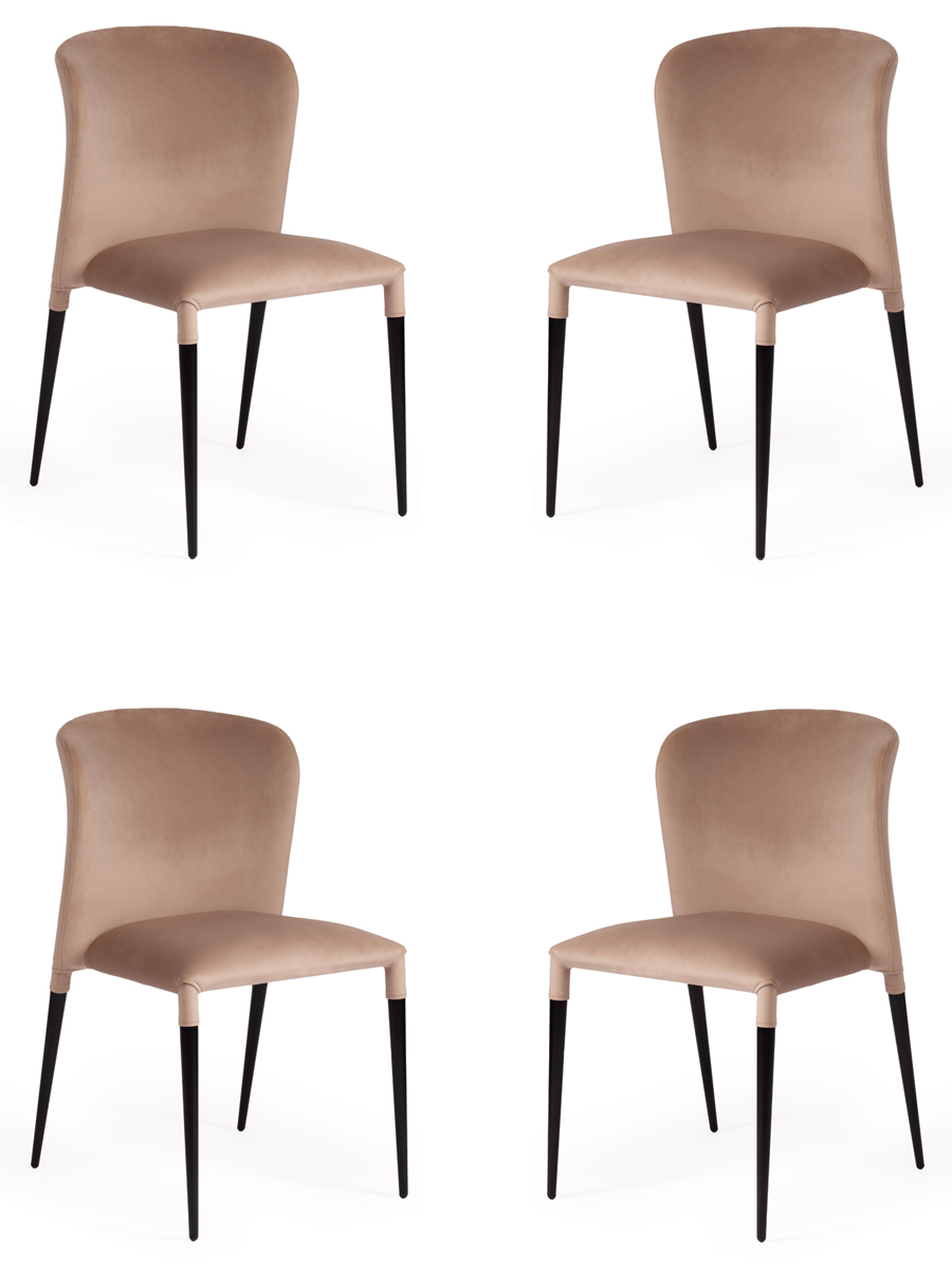 

Стул TetChair ALVOR (mod. 715), бежевый/черный, ALVOR (mod. 715)