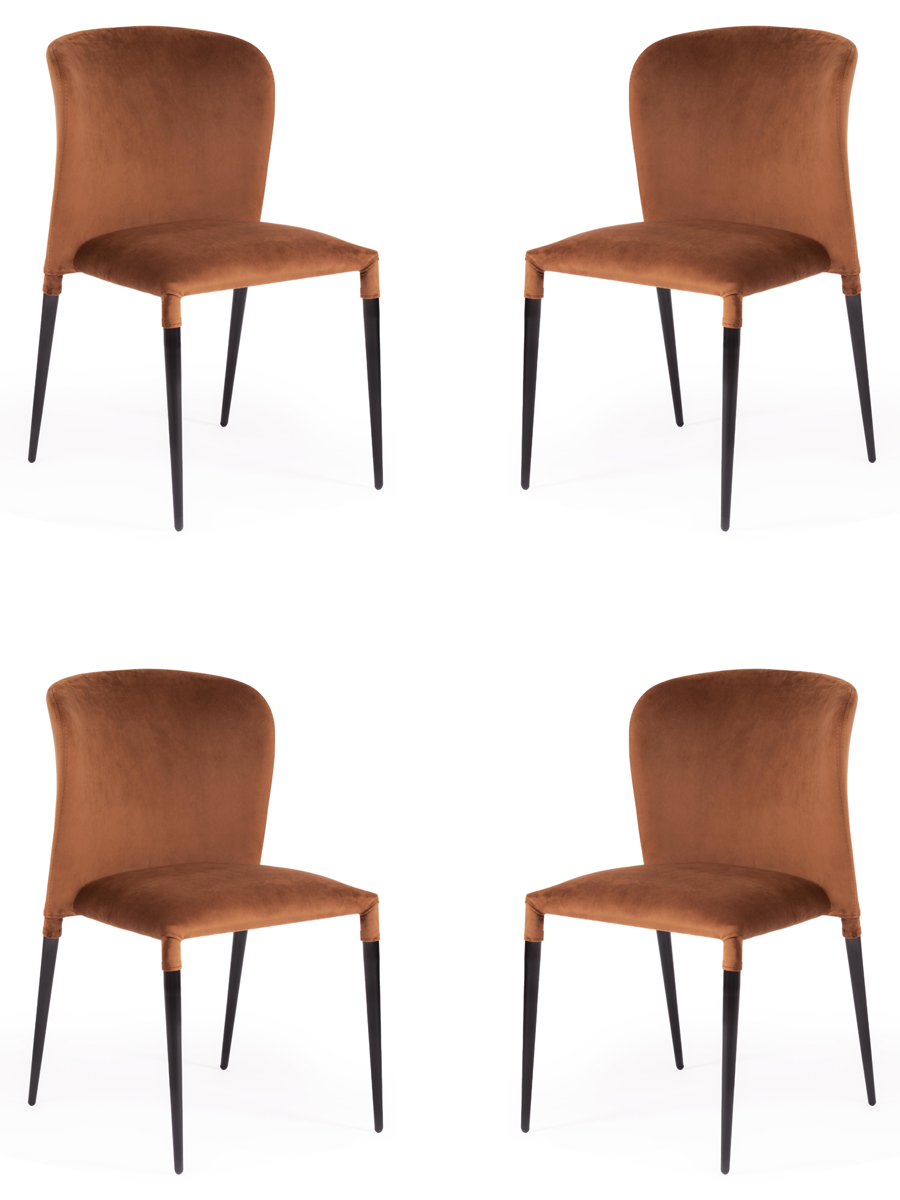 

Стул TetChair ALVOR (mod. 715), коричневый/черный, ALVOR (mod. 715)