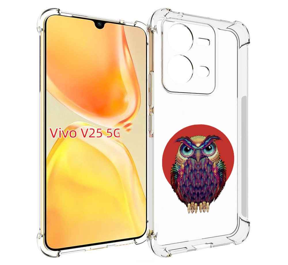 

Чехол MyPads Сова 3 для Vivo V25 5G / V25e, Прозрачный, Tocco