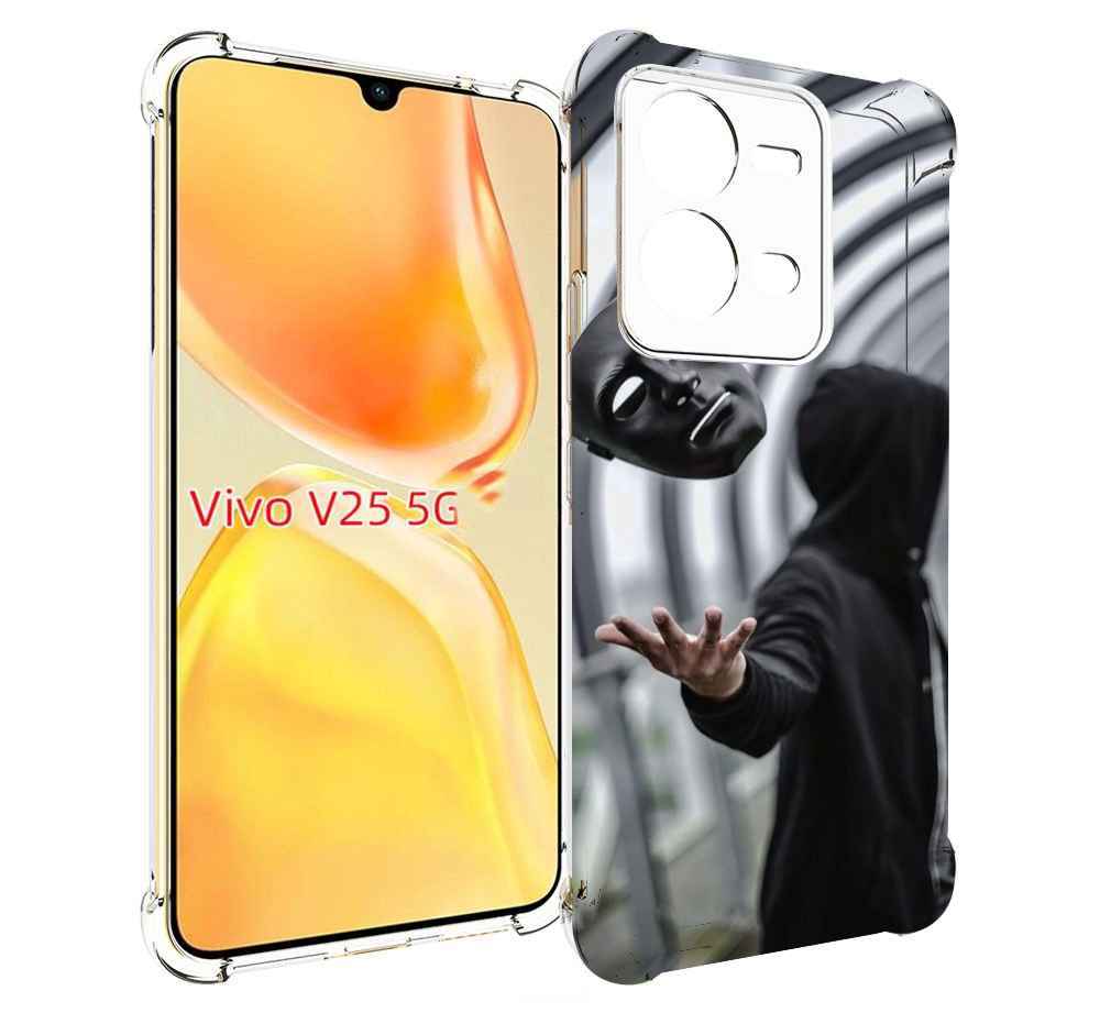 

Чехол MyPads Сними-маску для Vivo V25 5G / V25e, Прозрачный, Tocco