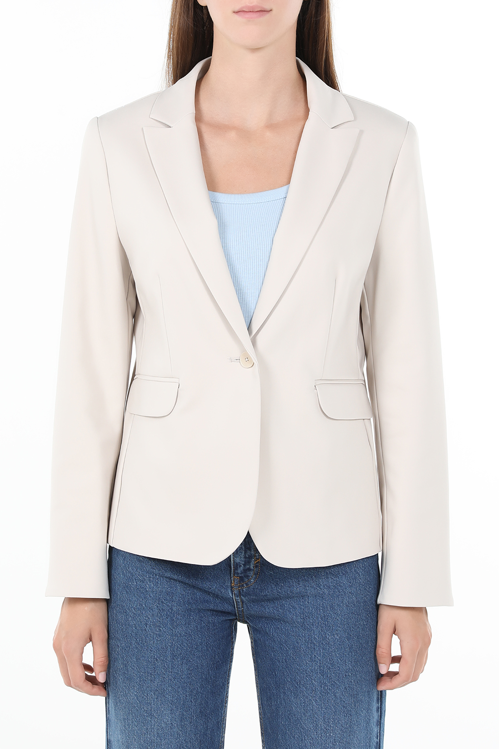

Жакет женский Gerry Weber 330009-31335 бежевый 46, 330009-31335