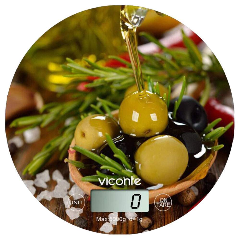 Весы кухонные Viconte VC 520-01 Olive