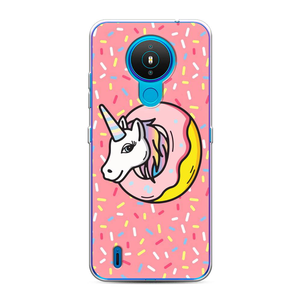 

Чехол Awog на Nokia 1.4 / Нокиа 1.4 "Единорог в пончике", Розовый;желтый;белый, 124550-2