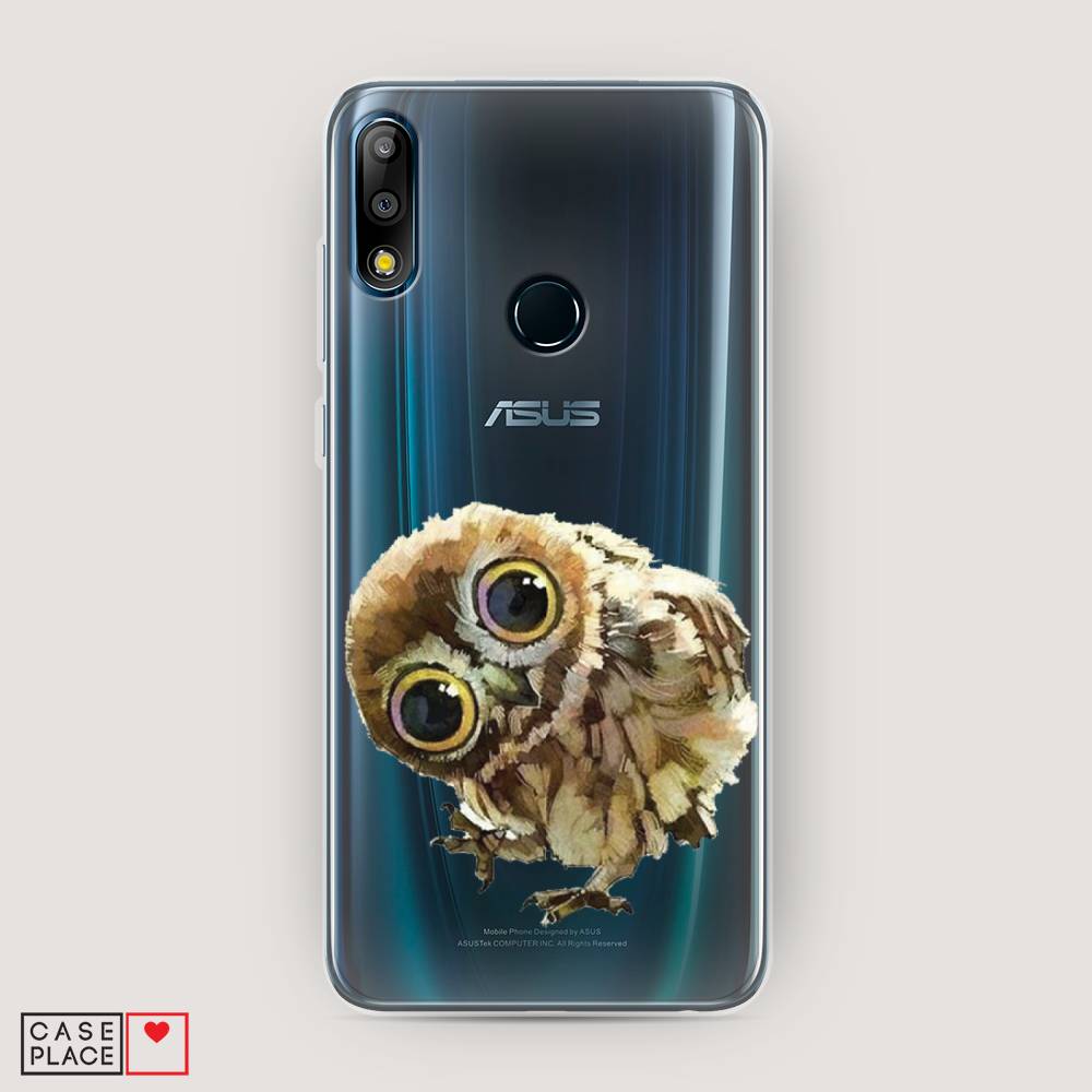 фото Чехол awog "любопытный совенок" для asus zenfone max pro (m2) zb631kl