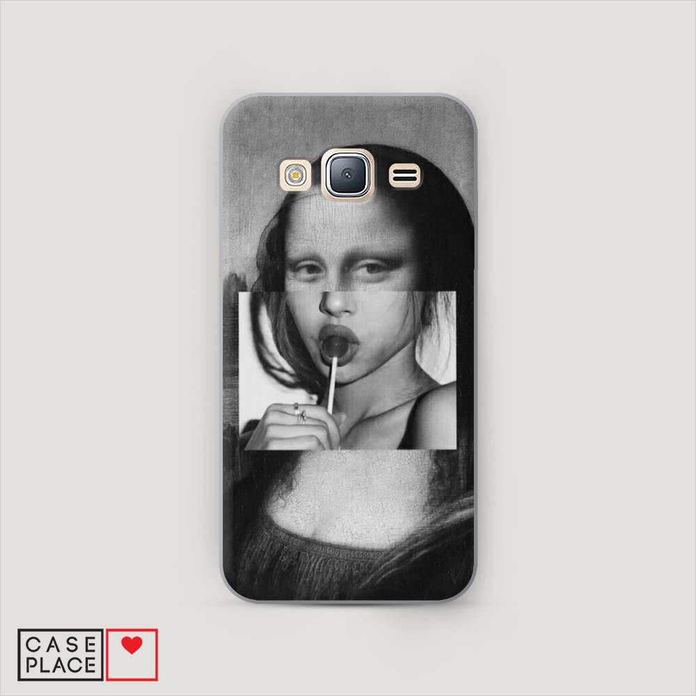 

Чехол Awog "Mona Lisa sucking lollipop" для Samsung Galaxy J5