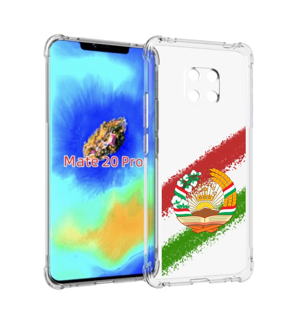 

Чехол MyPads герб флаг Таджикистана для Huawei Mate 20 Pro/Mate 20 RS 6.39, Прозрачный, Tocco