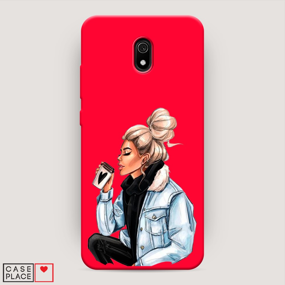 

Чехол Awog на Xiaomi Redmi 8A "Cute girl", Разноцветный, 37253-1