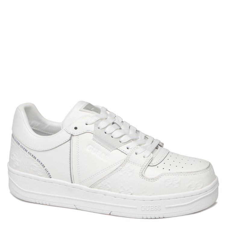 

Кеды мужские Guess FMJANIELL12 белые 44 EU, Белый, FMJANIELL12