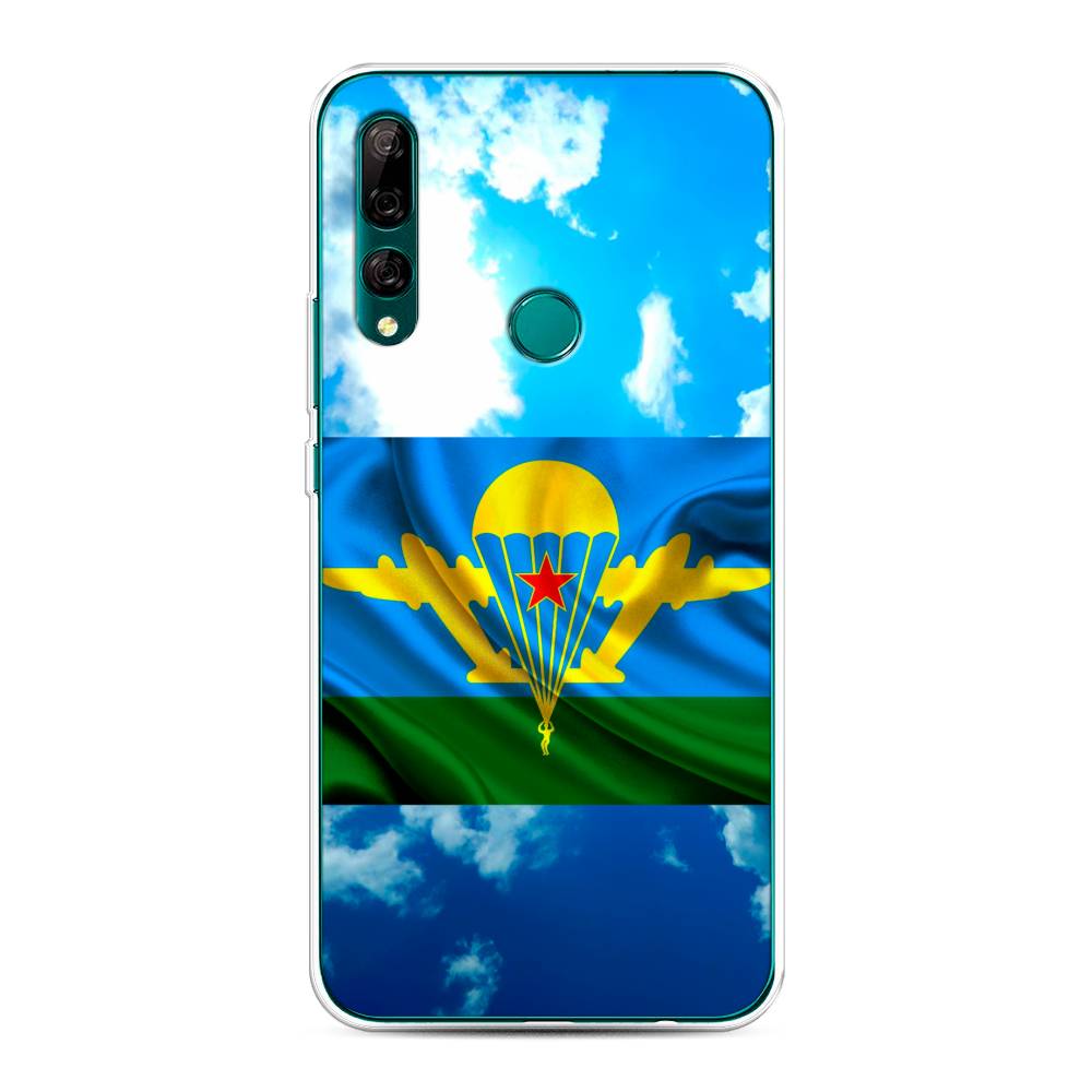 

Чехол Awog на Huawei Y9 Prime 2019 "ВДВ флаг в небесах", Синий;зеленый;желтый, 611950-5