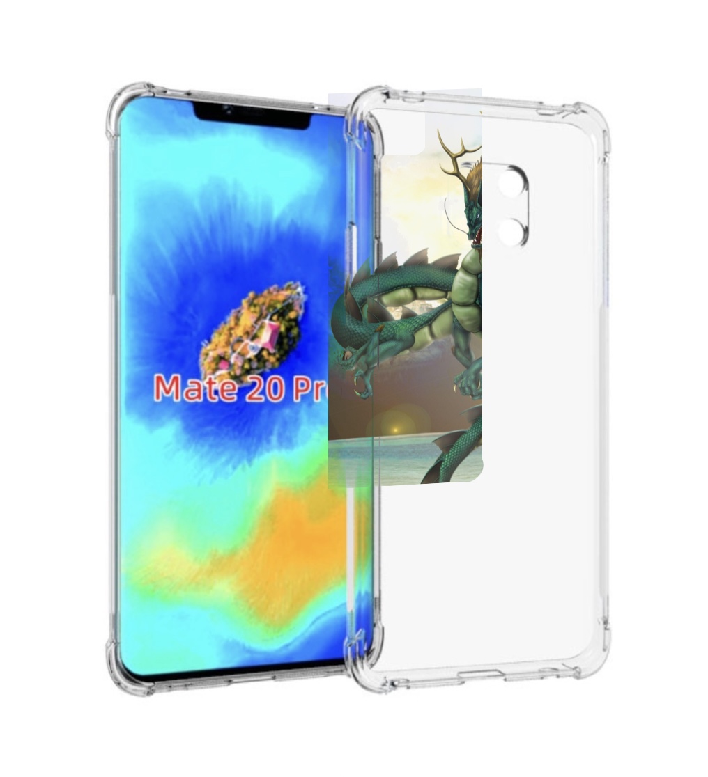 

Чехол MyPads водяной-дракон для Huawei Mate 20 Pro/Mate 20 RS 6.39, Прозрачный, Tocco