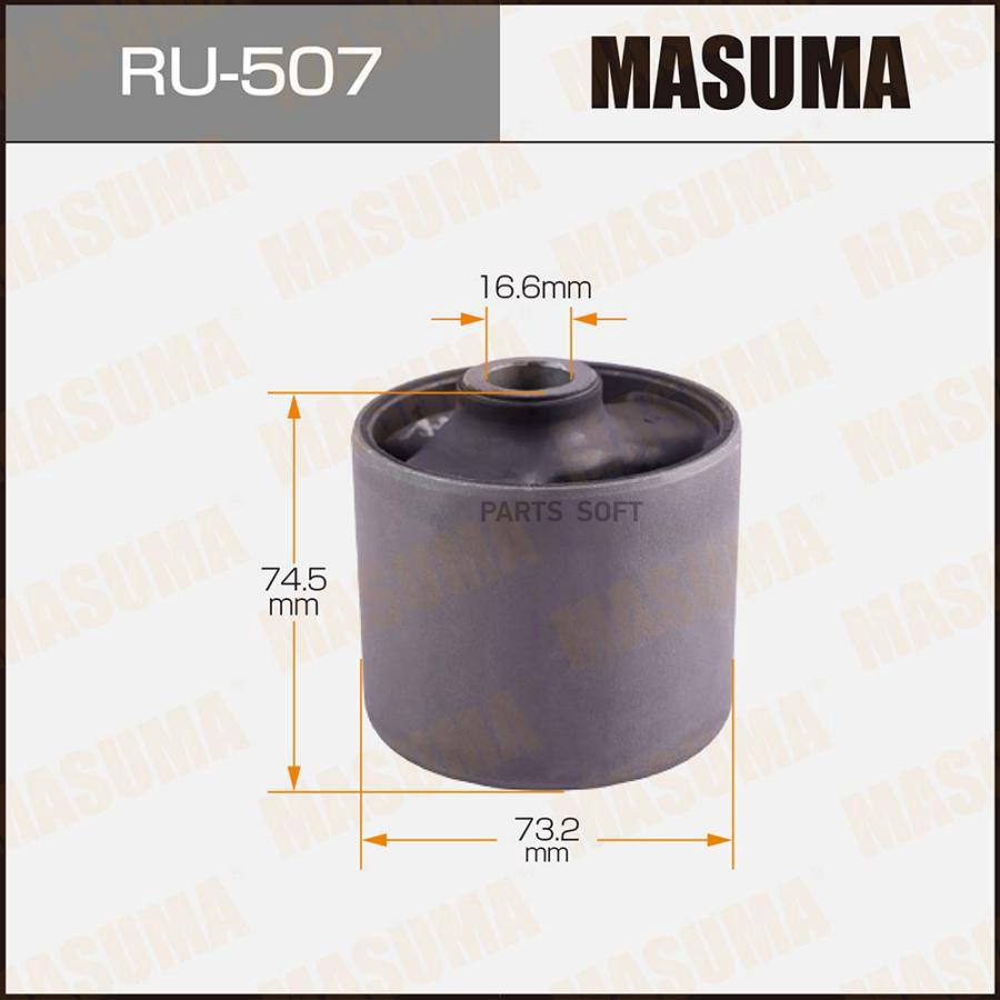 

Сайлентблок Mitsubishi Pajero III/Pajero III Canvas Top/Pajero IV 00>07 Masuma RU507