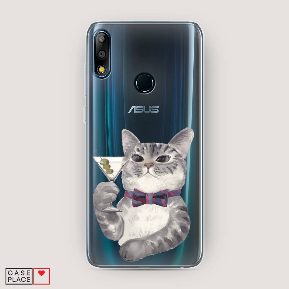 

Чехол Awog "Кот джентльмен" для Asus Zenfone Max Pro (M2) ZB631KL