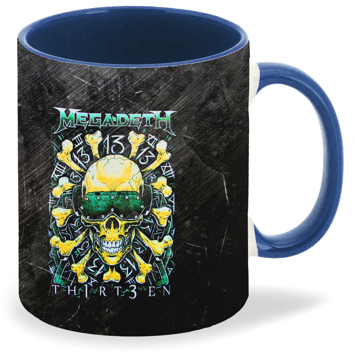 

Кружка CoolPodarok megadeth логотип череп2, megadeth логотип череп2
