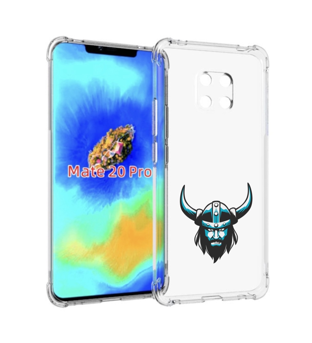 

Чехол MyPads викинг для Huawei Mate 20 Pro/Mate 20 RS 6.39, Прозрачный, Tocco