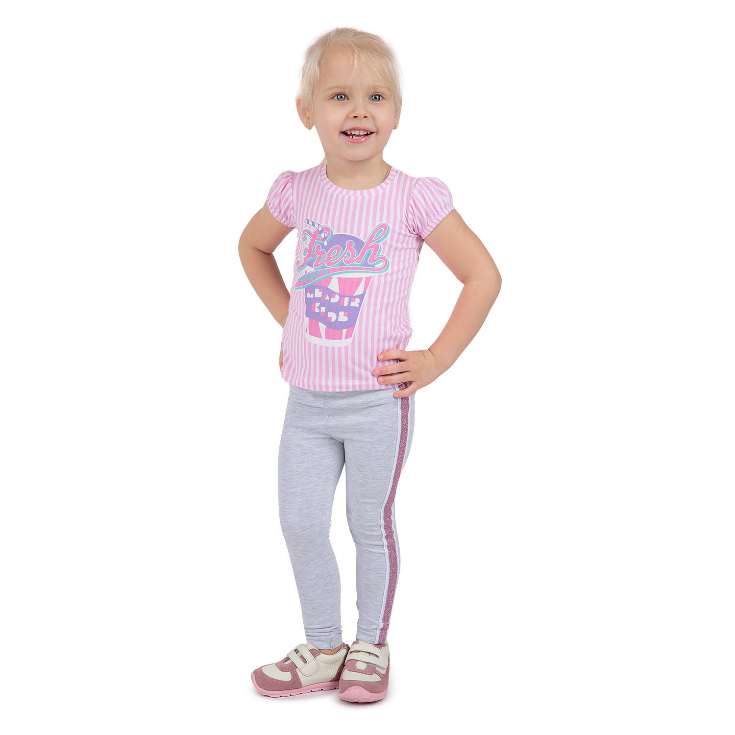 

Леггинсы Leader Kids Русалочка серый р.110, GL001055222