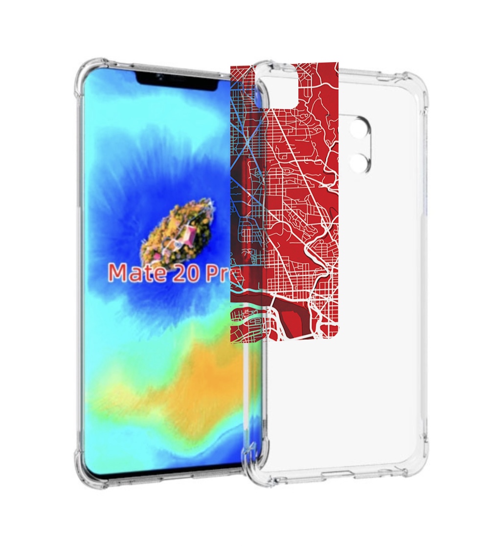 

Чехол MyPads векторная-карта для Huawei Mate 20 Pro/Mate 20 RS 6.39, Прозрачный, Tocco