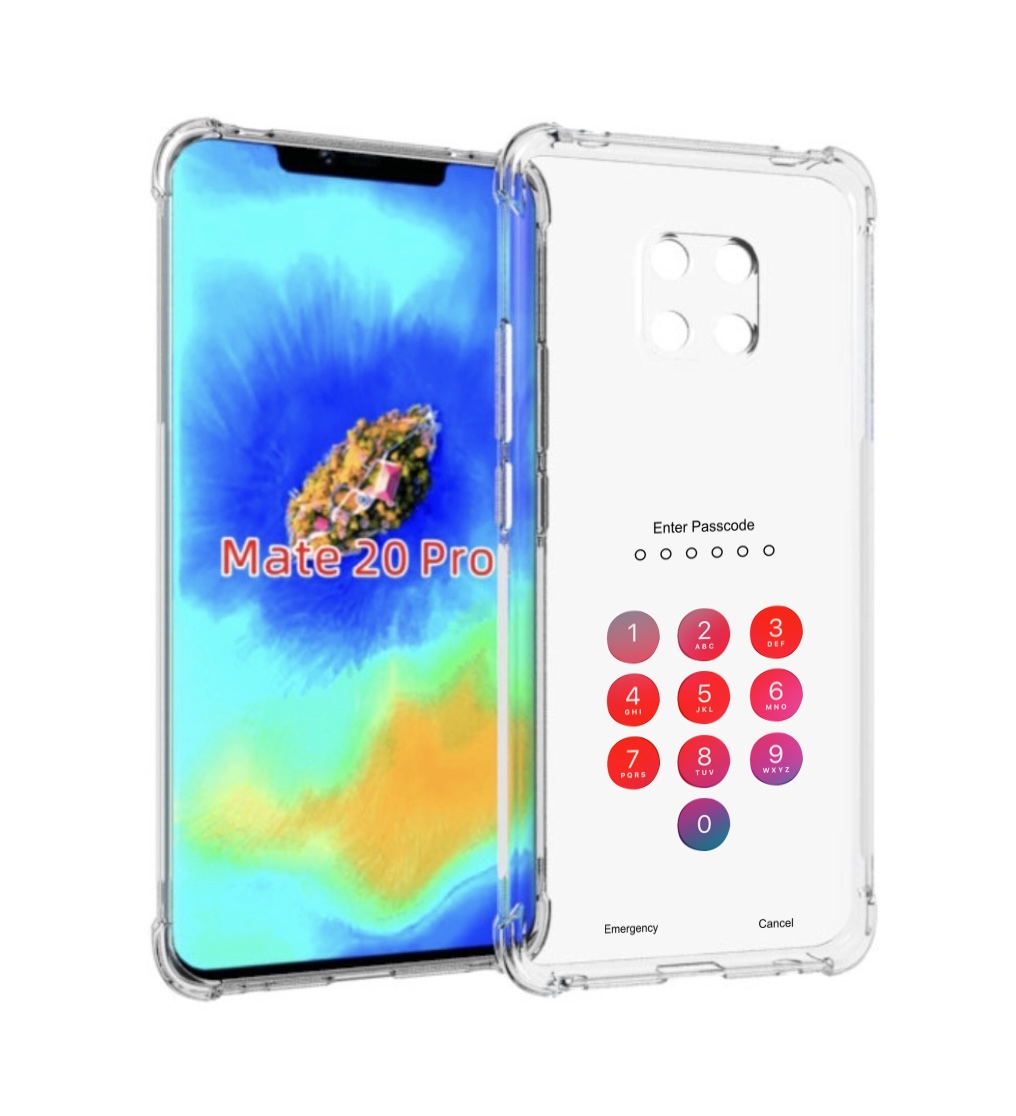 

Чехол MyPads введите-пароль для Huawei Mate 20 Pro/Mate 20 RS 6.39, Прозрачный, Tocco