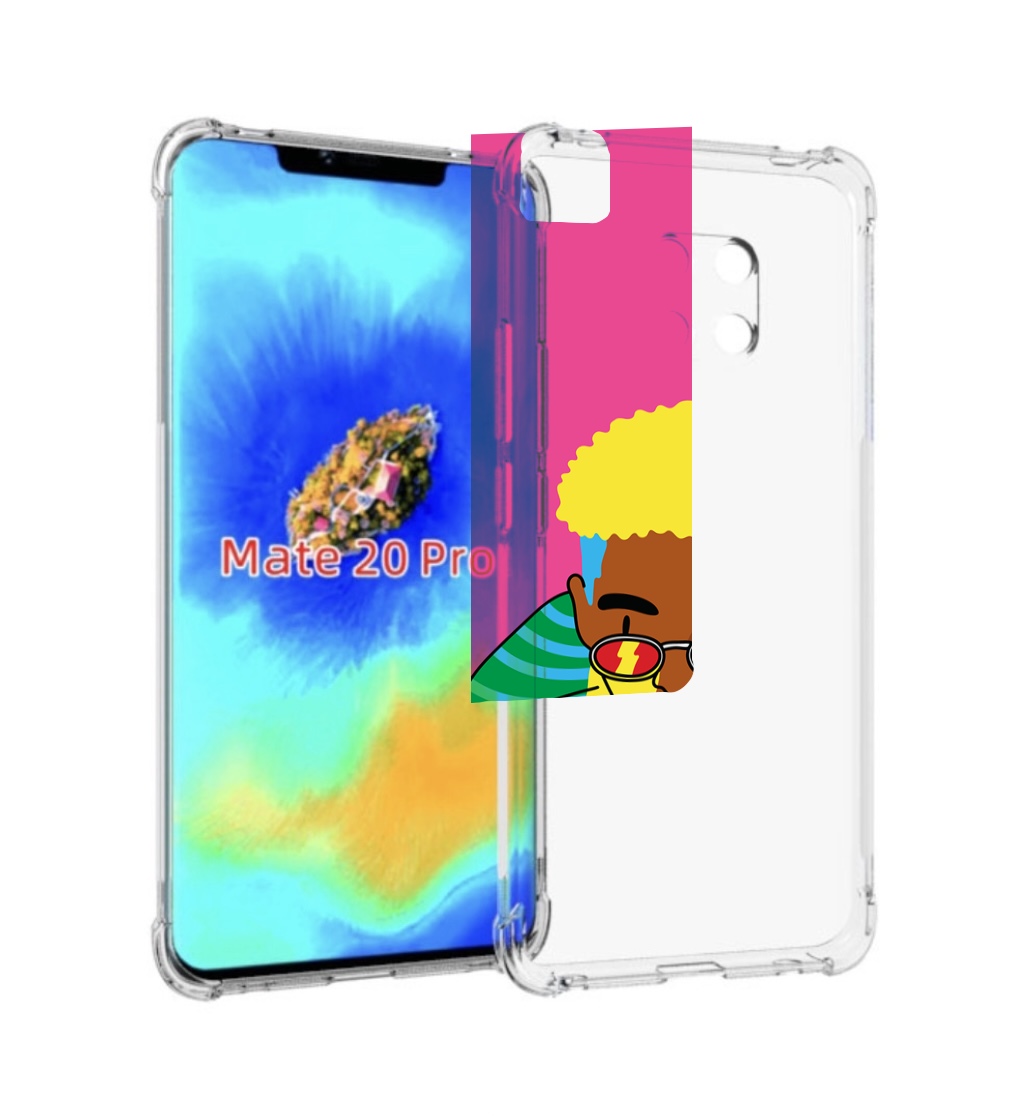 

Чехол MyPads бразилец для Huawei Mate 20 Pro/Mate 20 RS 6.39, Прозрачный, Tocco