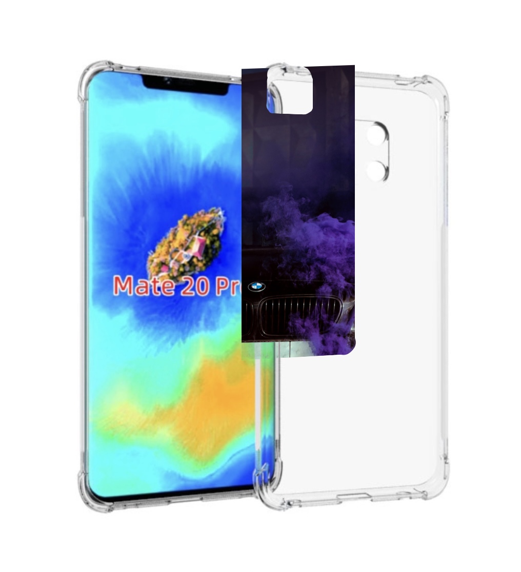 

Чехол MyPads бмв-с-фиолетовым-дымом мужской для Huawei Mate 20 Pro/Mate 20 RS 6.39, Прозрачный, Tocco