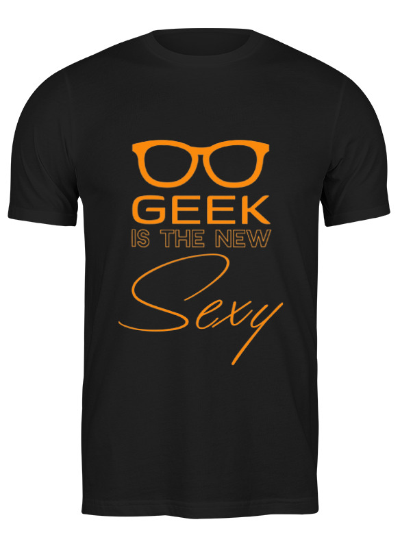 

Футболка мужская Printio Geek sexy черная 3XL, Черный, Geek sexy