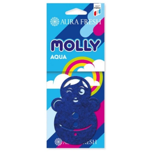 

Ароматизатор подвесной Molly в ассортименте (Aura Fresh), Разноцветный