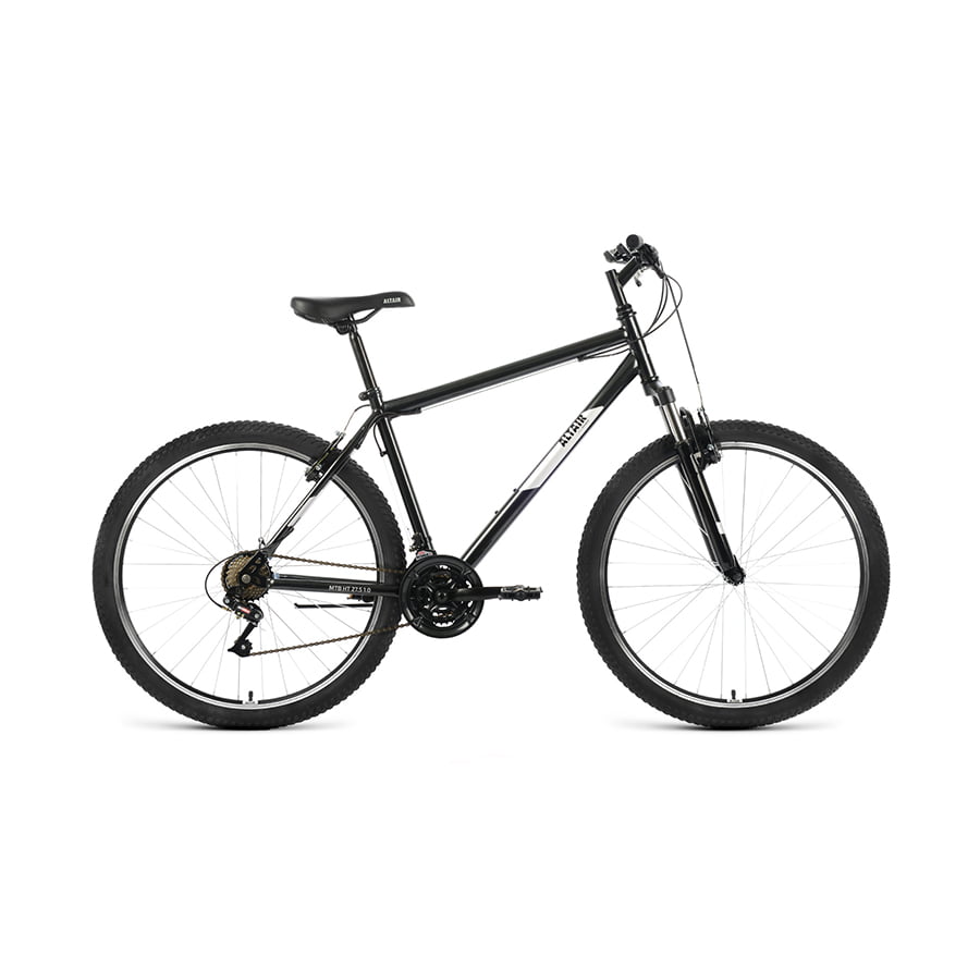 фото Велосипед altair mtb ht 27,5 1.0 черный/серебро 2022 г 19" rbk22al27133