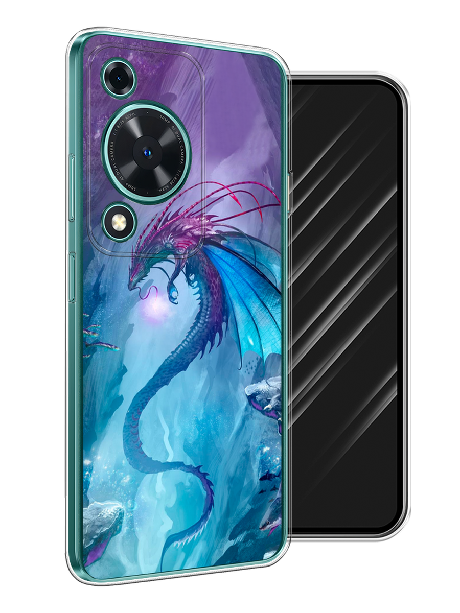 

Чехол Awog на Huawei Nova Y72 "Водный дракон", Голубой;фиолетовый;синий, 6123650-1