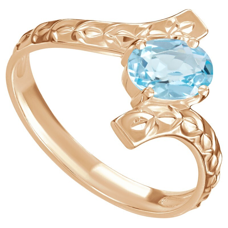 

Кольцо из серебра с топазом р. LAZURIT-ONLINE 849003, 849003