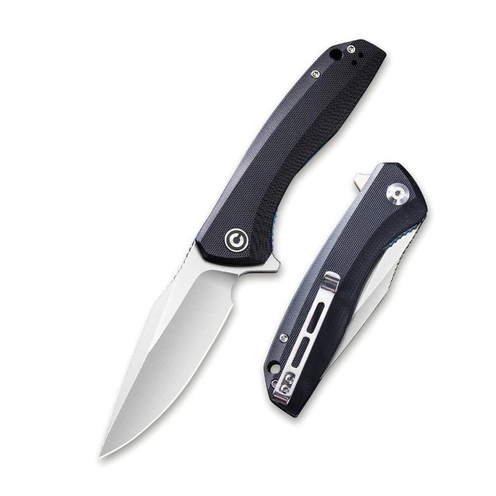 

Нож Civivi Baklash Flipper Knife G10 Handle (3.5" 9Cr18MoV Blade) black, Черный, Baklash