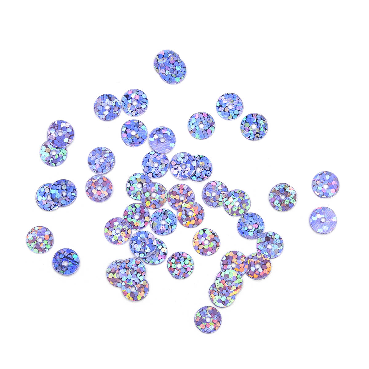 

Пайетки плоские Astra&Craft, 6 мм, (упак) 10 г (50126 сиреневый голограмма), 10 шт, Фиолетовый