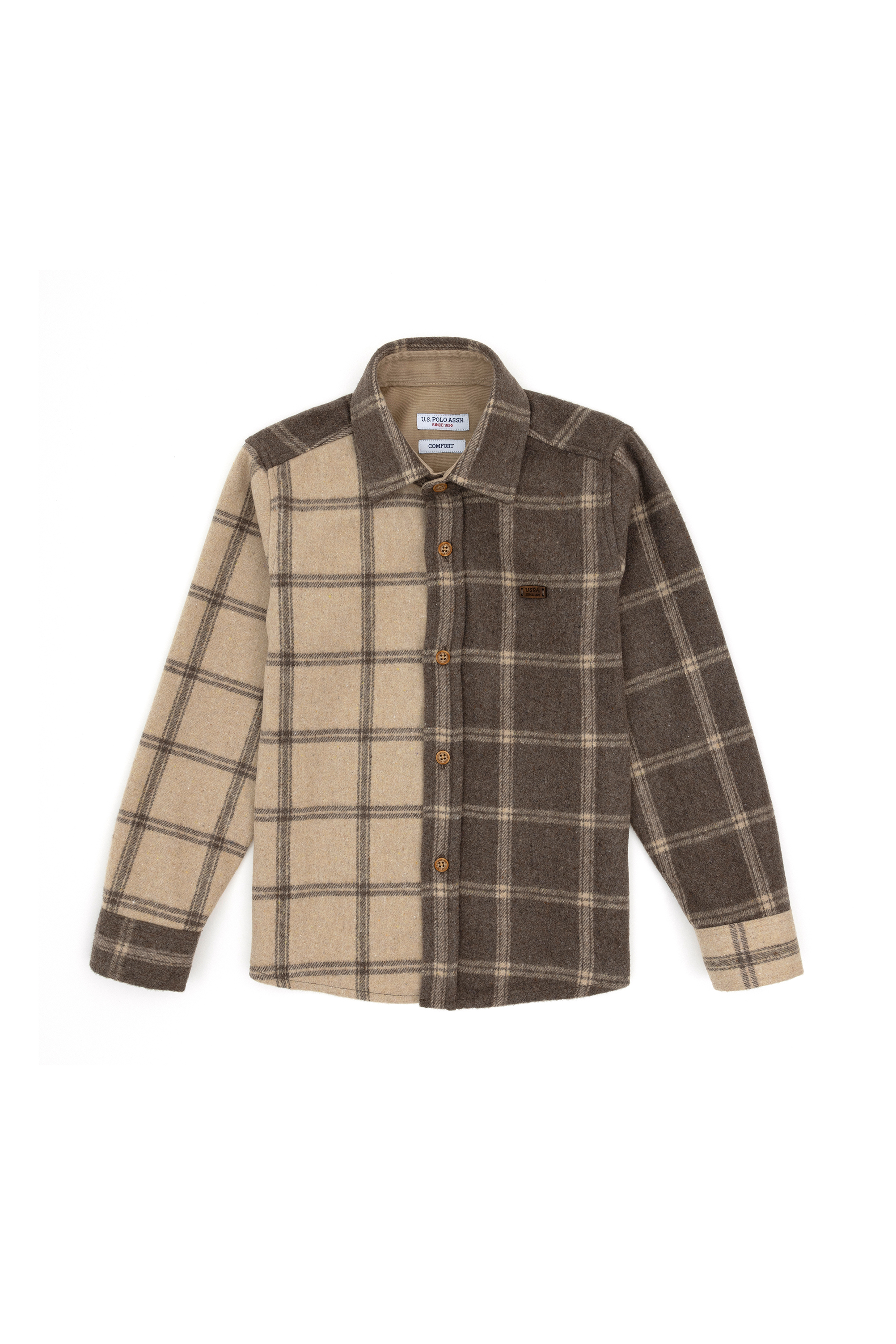 

Сорочка US Polo Assn G083SZ0040PATTOKIDS_VR183_8_9, коричневый, 128-134, G083SZ0040PATTOKIDS_VR183