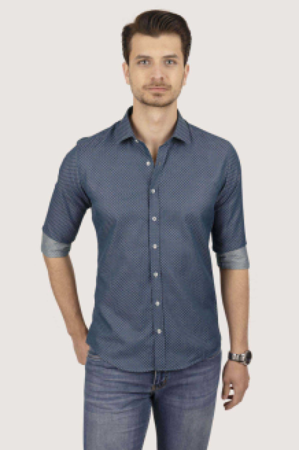 

Рубашка мужская Etikmen 261 синяя XL (доставка из-за рубежа), Синий, 261
