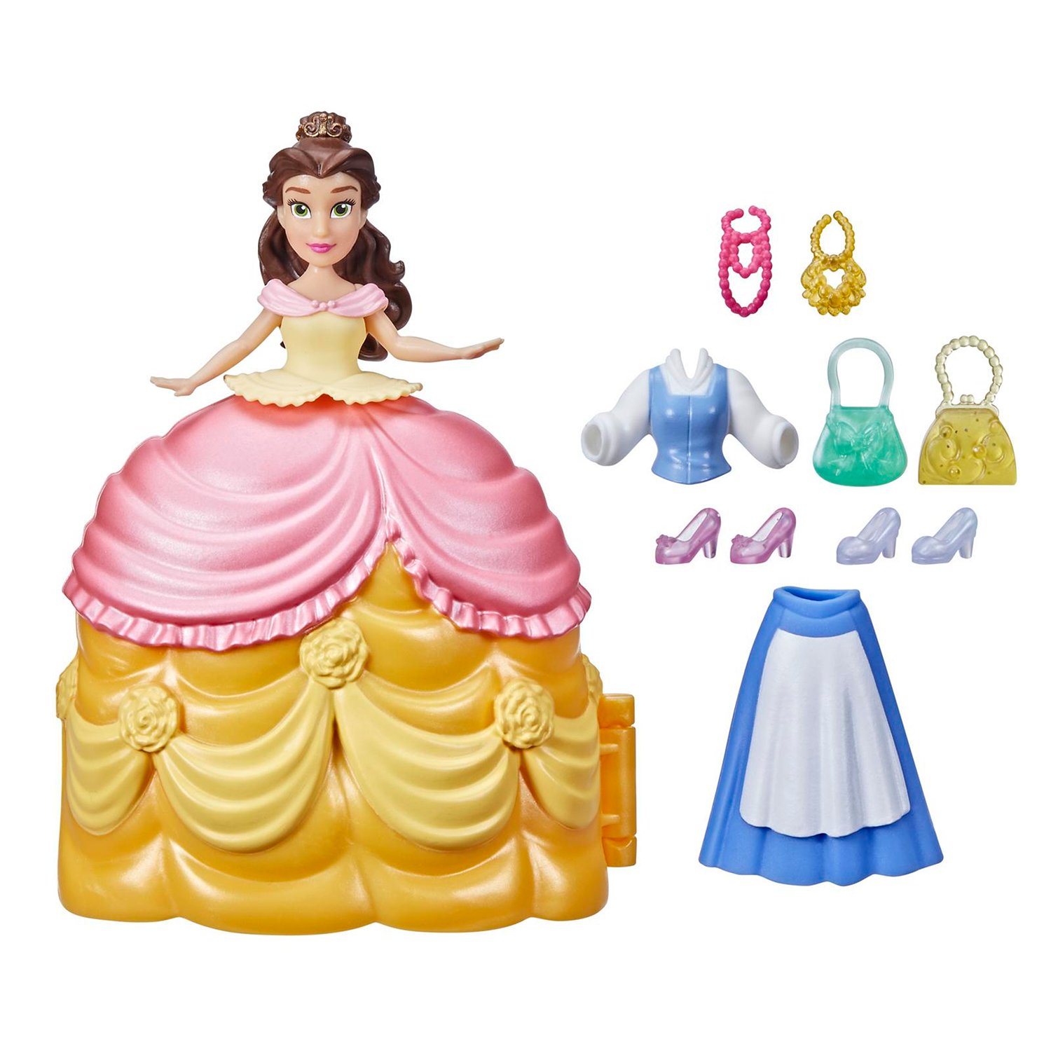 

Мини-кукла Disney Princess Модный сюрприз Белль F0378/F1519