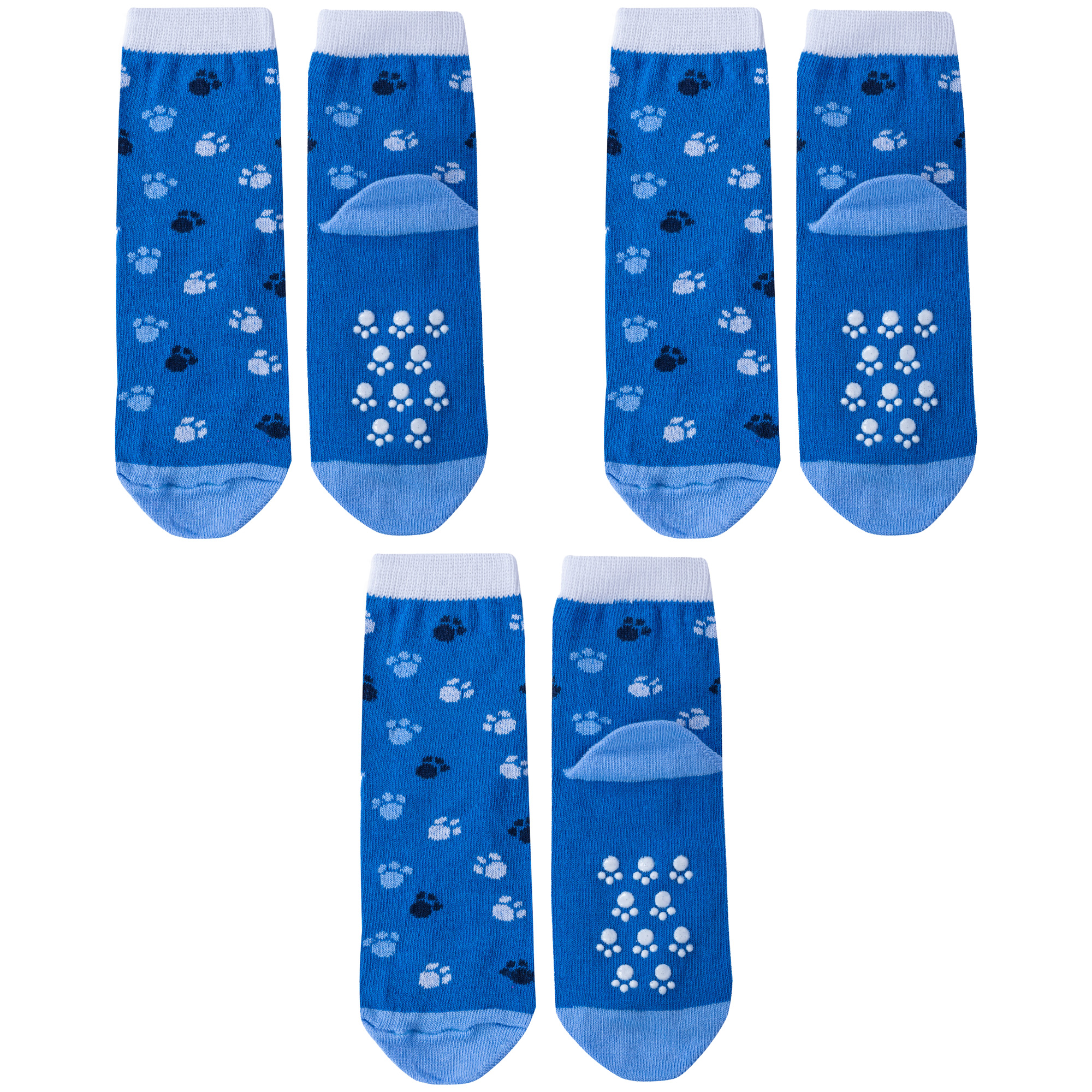 Носки детские НАШЕ 3-222С81С, рис 3, васильковые, 14-16