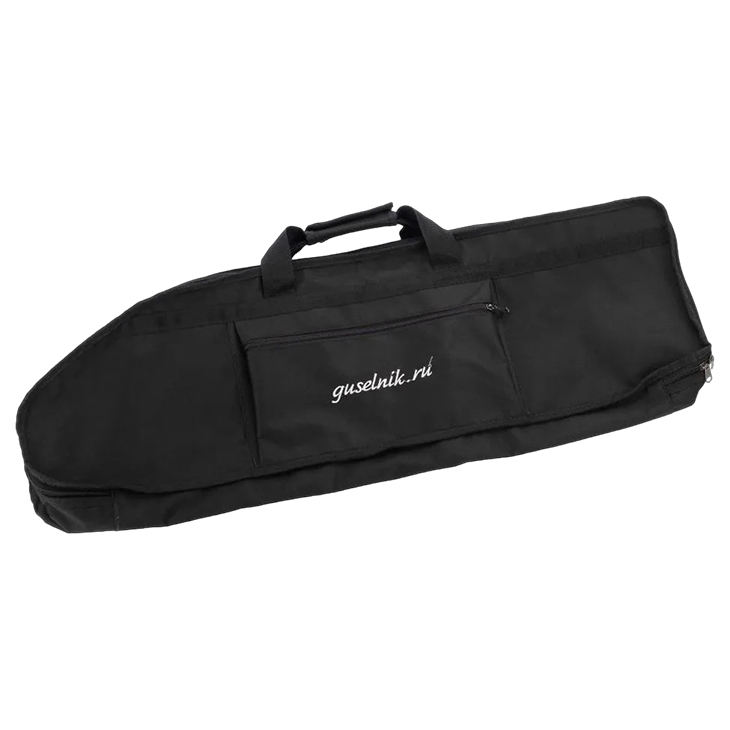GU-25.05.07.00000 Чехол для гуслей Славящие, 6-7 струн, мягкий, черный, Гусельник