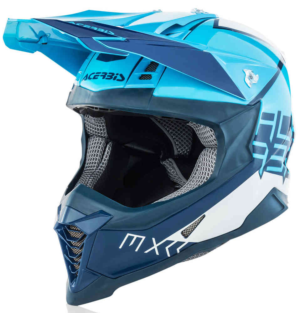 фото Шлем acerbis x-racer vtr white/blue s