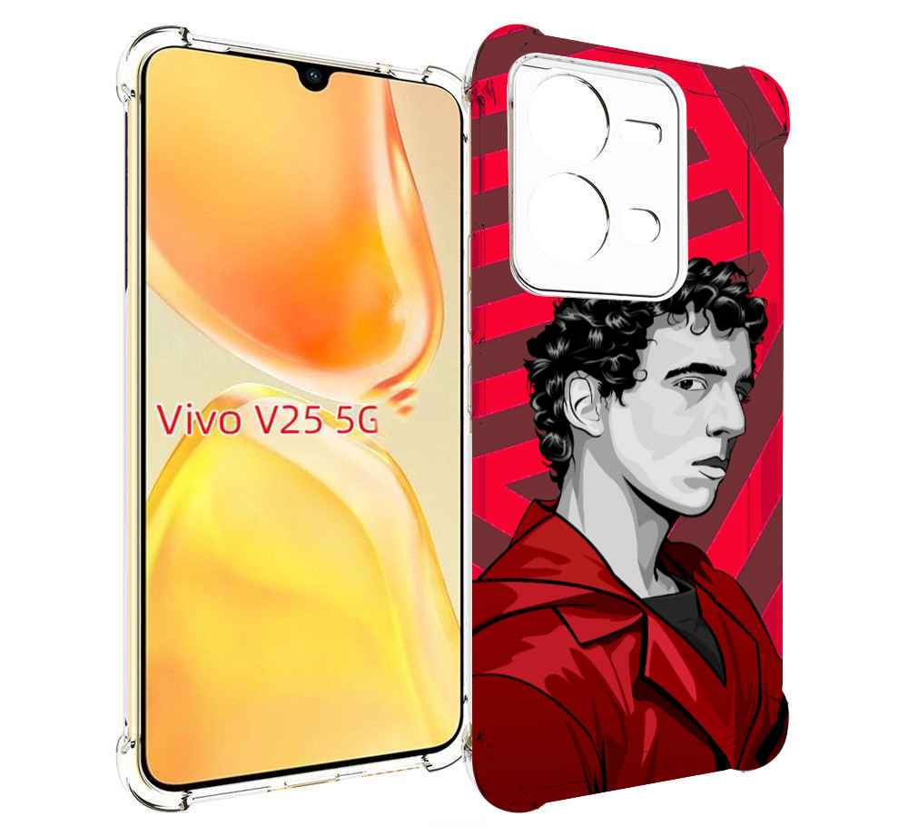 

Чехол MyPads Рио-бумажный-дом для Vivo V25 5G / V25e, Прозрачный, Tocco