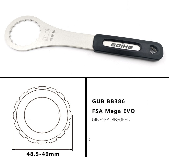 Съемник каретки GDIKE BB49-16. FSA. GUB