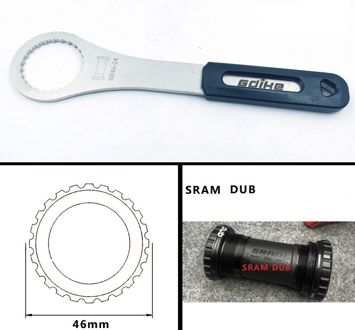 Съемник каретки GDIKE BB46-24. SRAM DUB