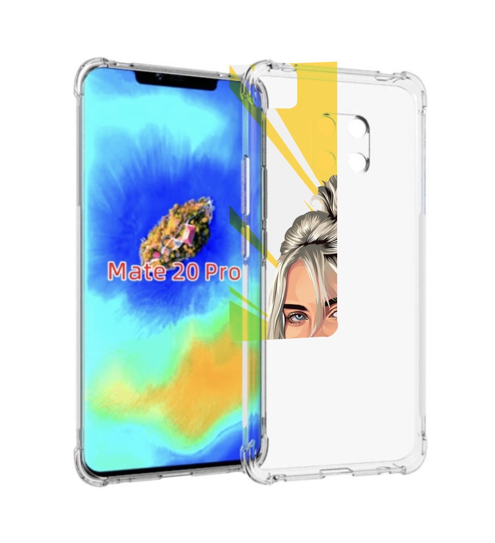

Чехол MyPads билли-айлиш-в-куртке для Huawei Mate 20 Pro/Mate 20 RS 6.39, Прозрачный, Tocco