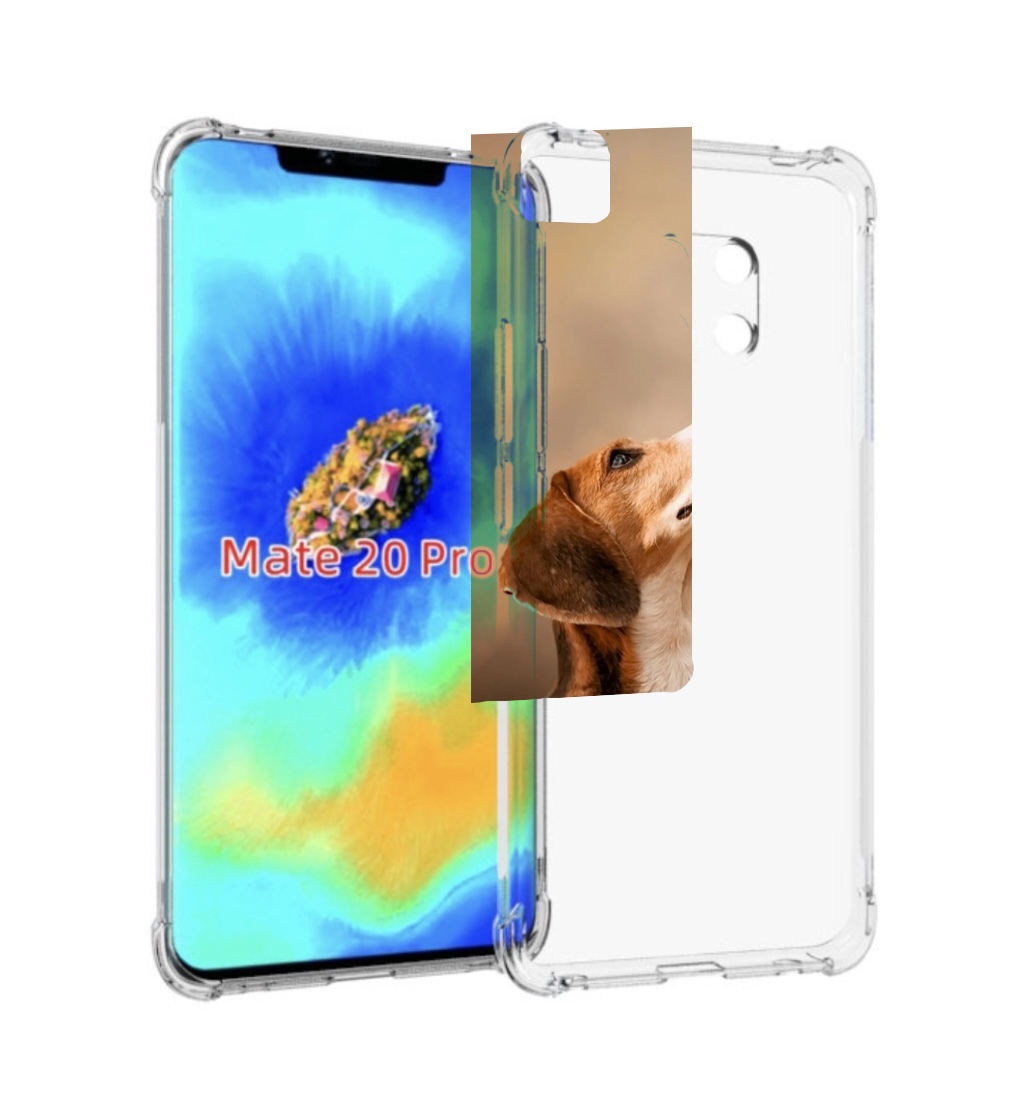 

Чехол MyPads бигль-собака для Huawei Mate 20 Pro/Mate 20 RS 6.39, Прозрачный, Tocco