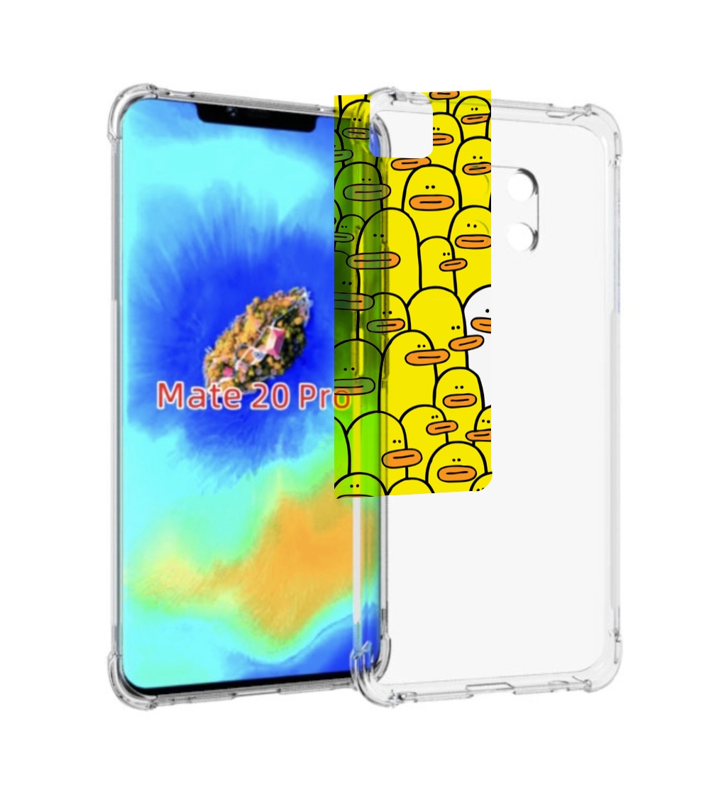 

Чехол MyPads белый среди желтых для Huawei Mate 20 Pro/Mate 20 RS 6.39, Прозрачный, Tocco