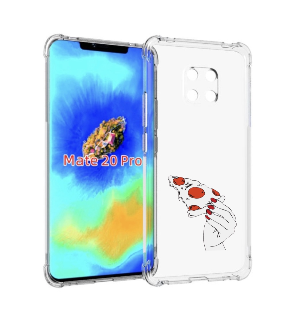 

Чехол MyPads белая-пицца для Huawei Mate 20 Pro/Mate 20 RS 6.39, Прозрачный, Tocco