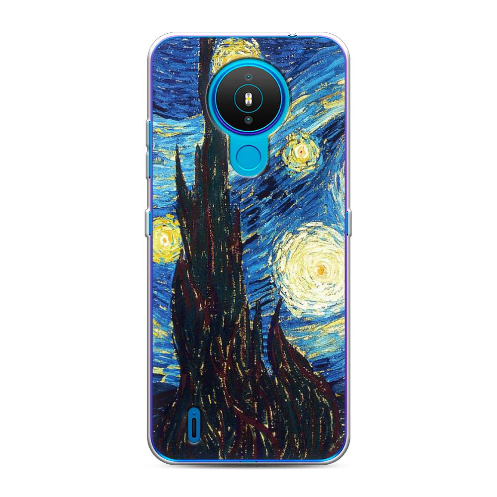 фото Чехол awog "ван гог звездная ночь" для nokia 1.4