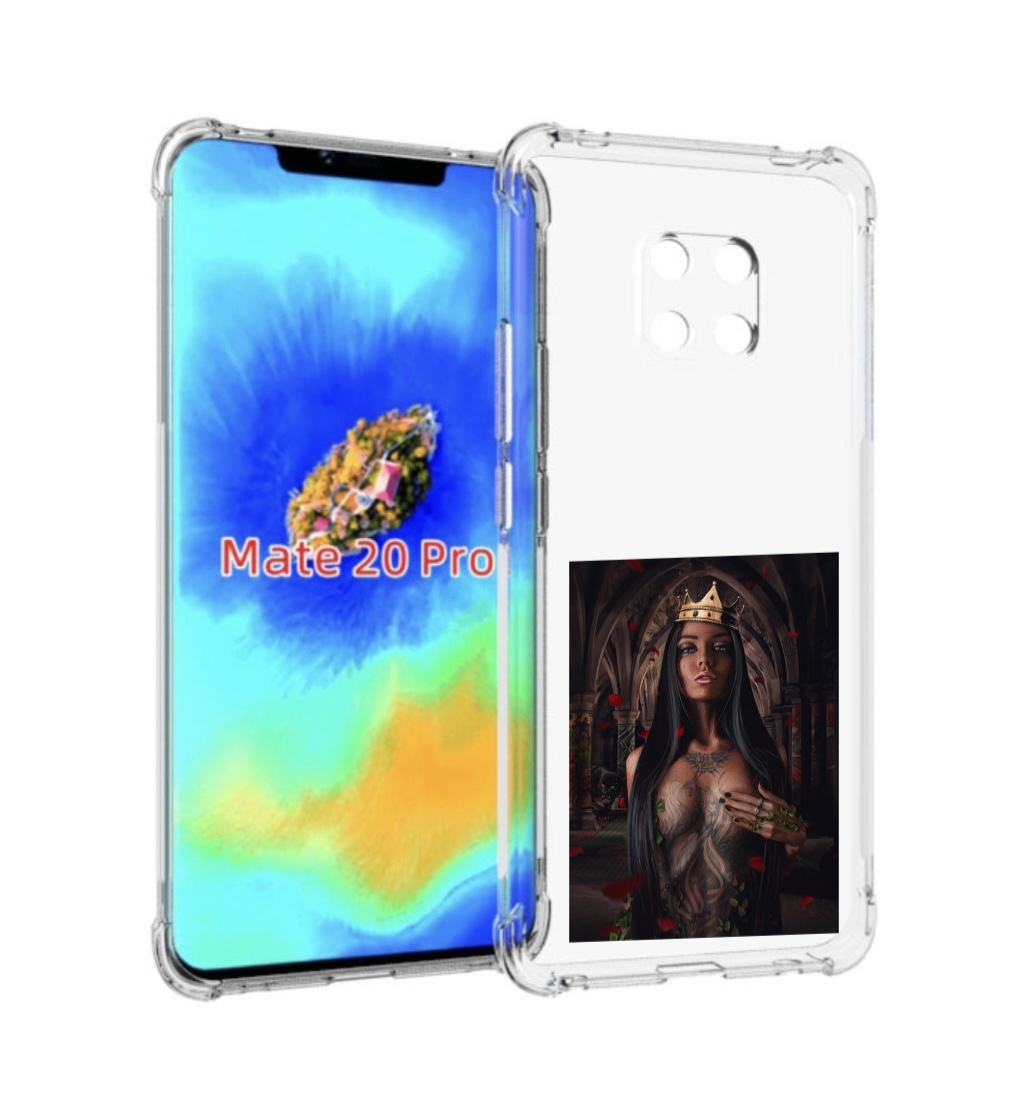

Чехол MyPads багровый-пик для Huawei Mate 20 Pro/Mate 20 RS 6.39, Прозрачный, Tocco