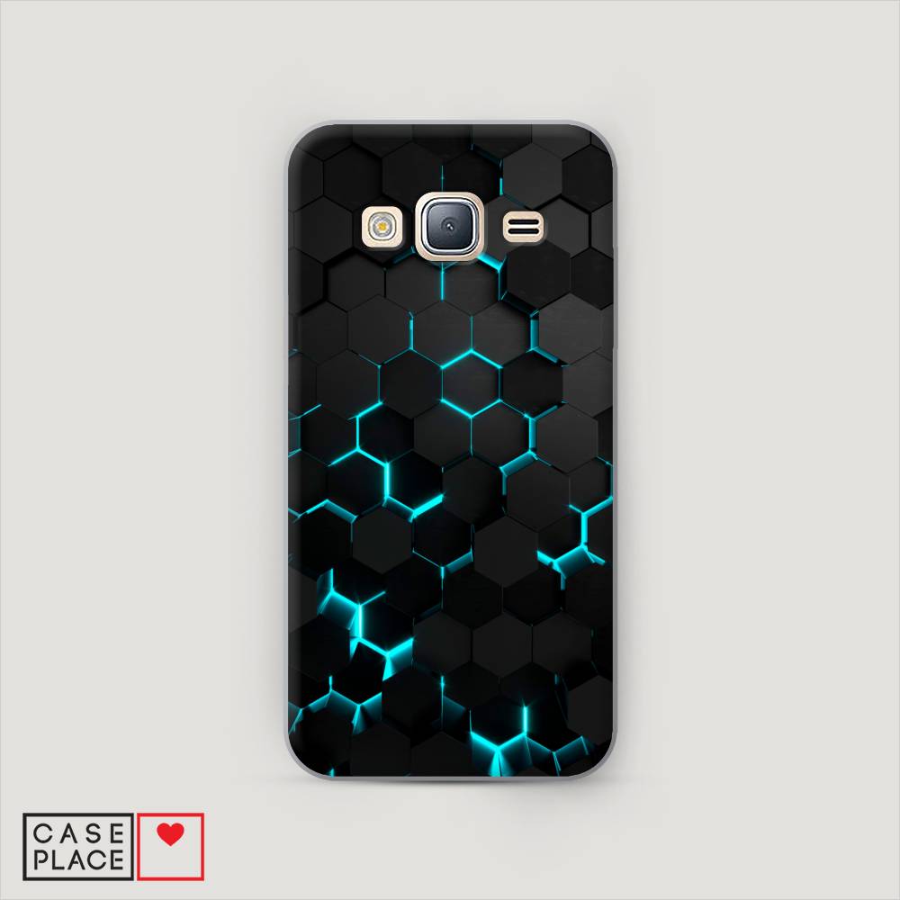 

Чехол Awog "Соты бирюзовые" для Samsung Galaxy J5