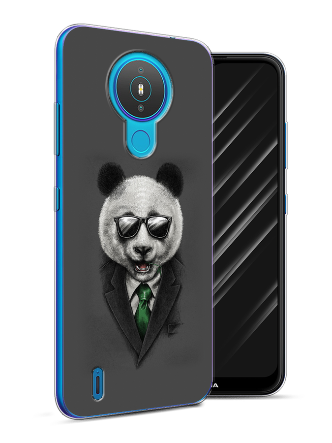 

Чехол Awog на Nokia 1.4 / Нокиа 1.4 "Деловая панда", Серый;зеленый, 124550-10