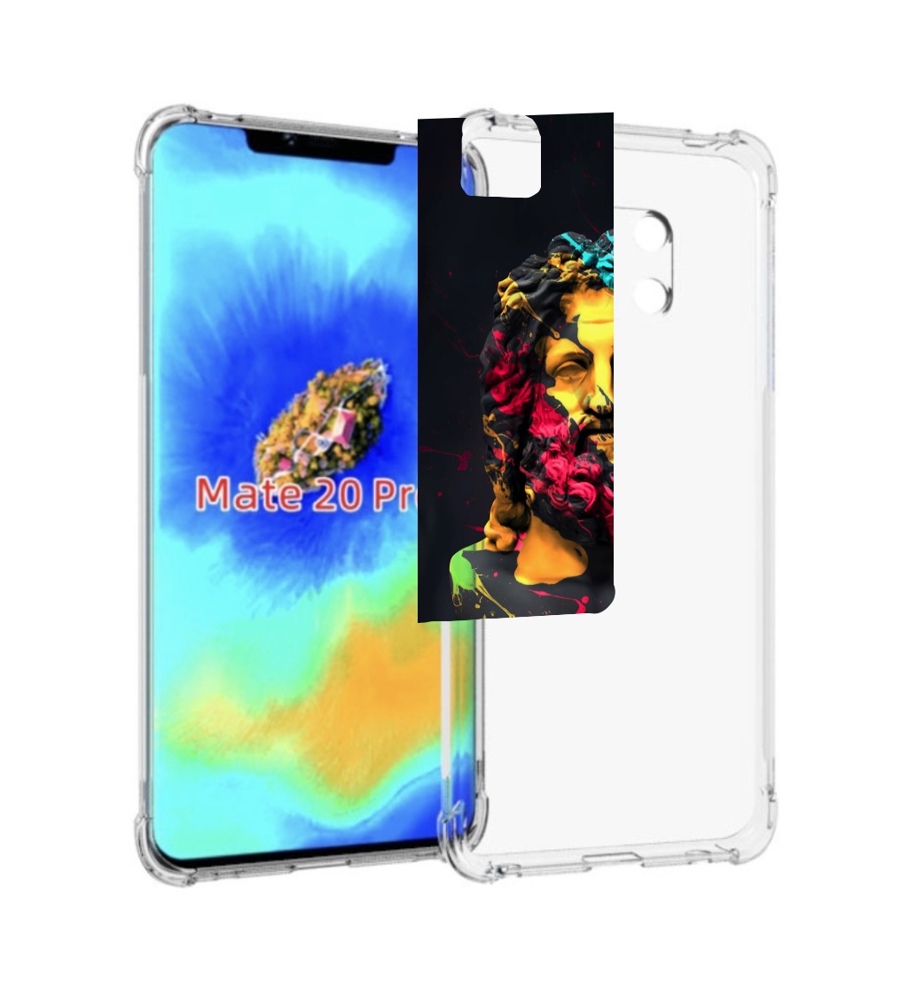 

Чехол MyPads арт-статуя-краски для Huawei Mate 20 Pro/Mate 20 RS 6.39, Прозрачный, Tocco